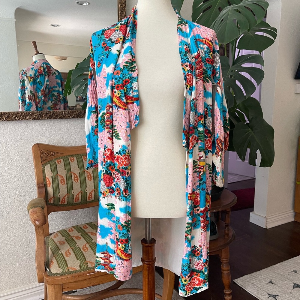 Authentic, Japanese style, bath house robe